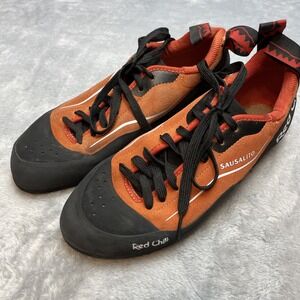 Red Chili Sausalito Size 9.5 Red Suede Organic Hemp Rock Climbing Bouldering